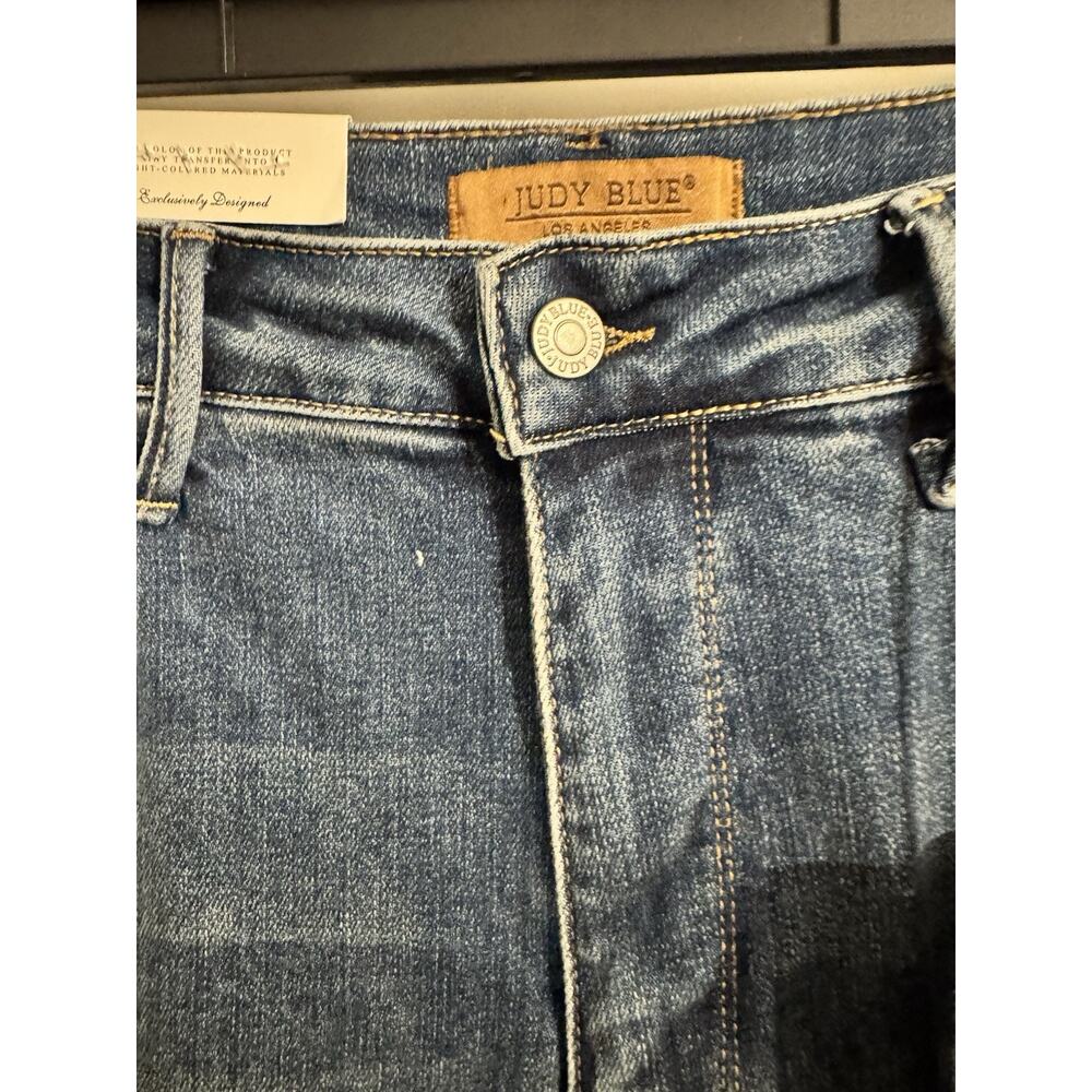 Judy Blue Jeans Plus Sz 18 W Curvy Fit Medium Wash Tummy Control High Waist NWT - Picture 8 of 12
